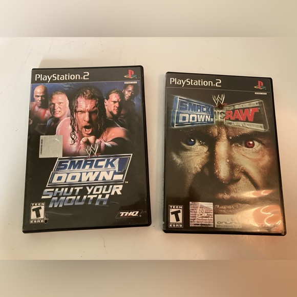 Lot De 3 Jeux PS2 : DOA 2, Gran Turismo 3, Smack Down Vs Raw 2006